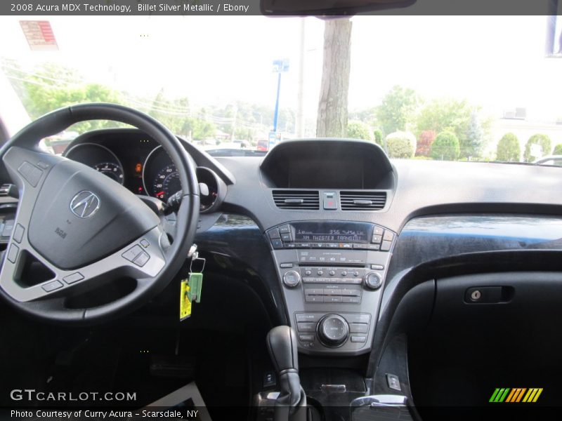 Billet Silver Metallic / Ebony 2008 Acura MDX Technology
