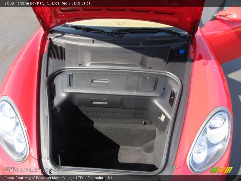 Guards Red / Sand Beige 2009 Porsche Boxster