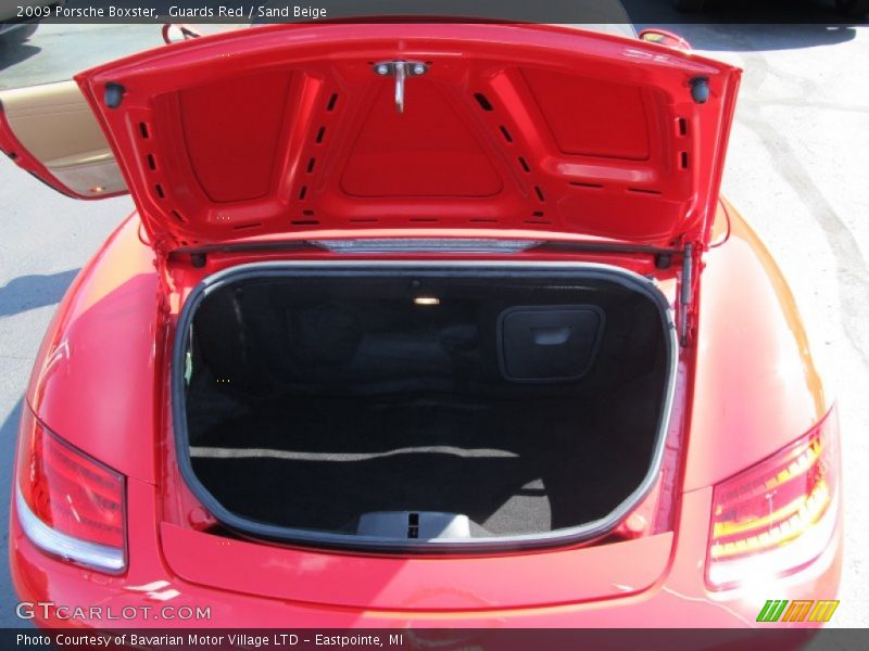 Guards Red / Sand Beige 2009 Porsche Boxster