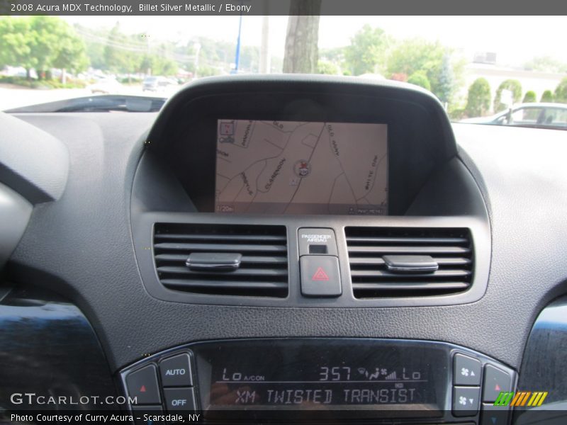 Billet Silver Metallic / Ebony 2008 Acura MDX Technology