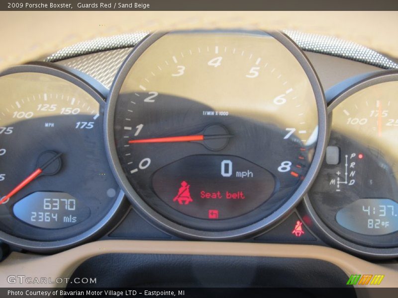 Guards Red / Sand Beige 2009 Porsche Boxster