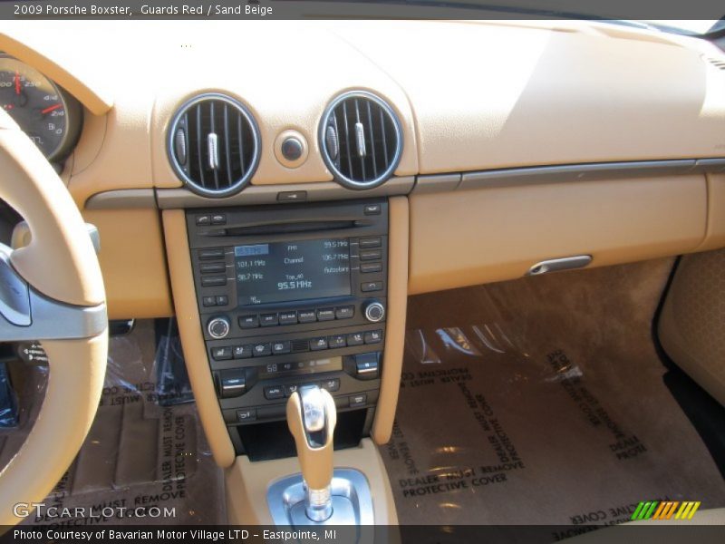 Guards Red / Sand Beige 2009 Porsche Boxster