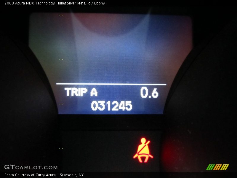 Billet Silver Metallic / Ebony 2008 Acura MDX Technology