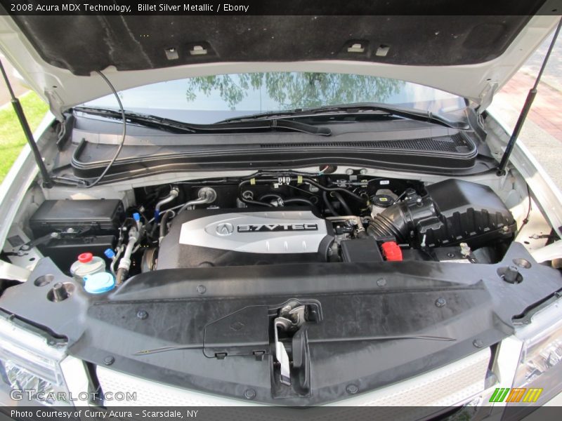 Billet Silver Metallic / Ebony 2008 Acura MDX Technology