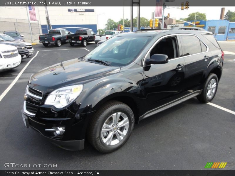Black / Jet Black 2011 Chevrolet Equinox LT AWD