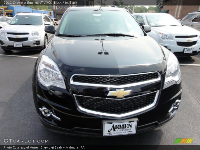 Black / Jet Black 2011 Chevrolet Equinox LT AWD