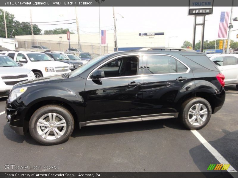 Black / Jet Black 2011 Chevrolet Equinox LT AWD