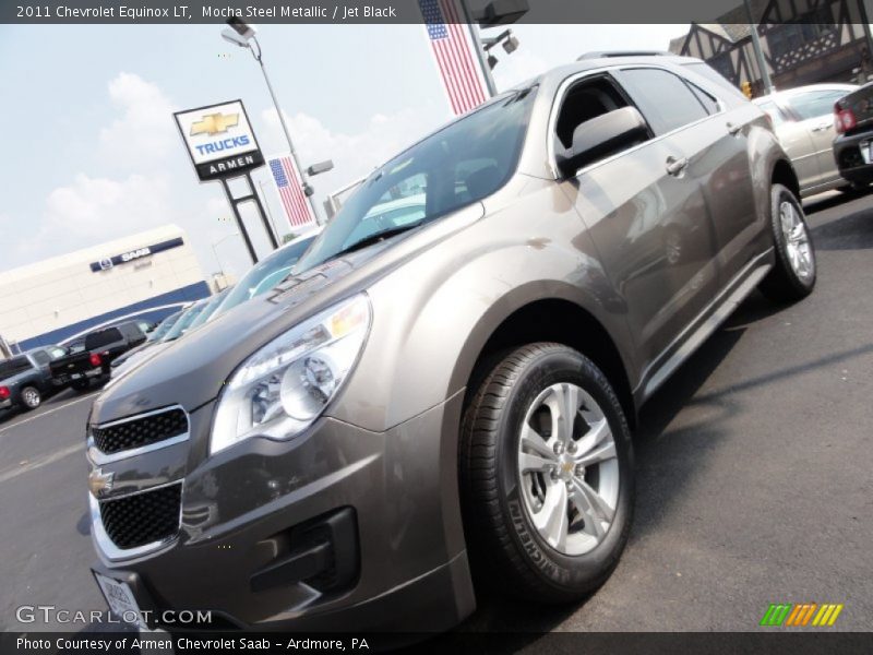 Mocha Steel Metallic / Jet Black 2011 Chevrolet Equinox LT