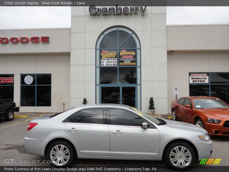Silver Frost Metallic / Sand 2006 Lincoln Zephyr