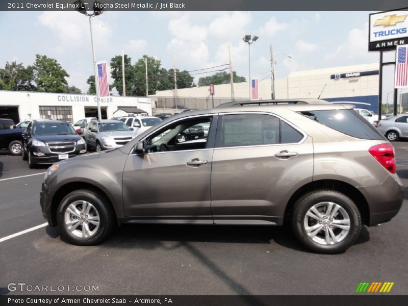 Mocha Steel Metallic / Jet Black 2011 Chevrolet Equinox LT