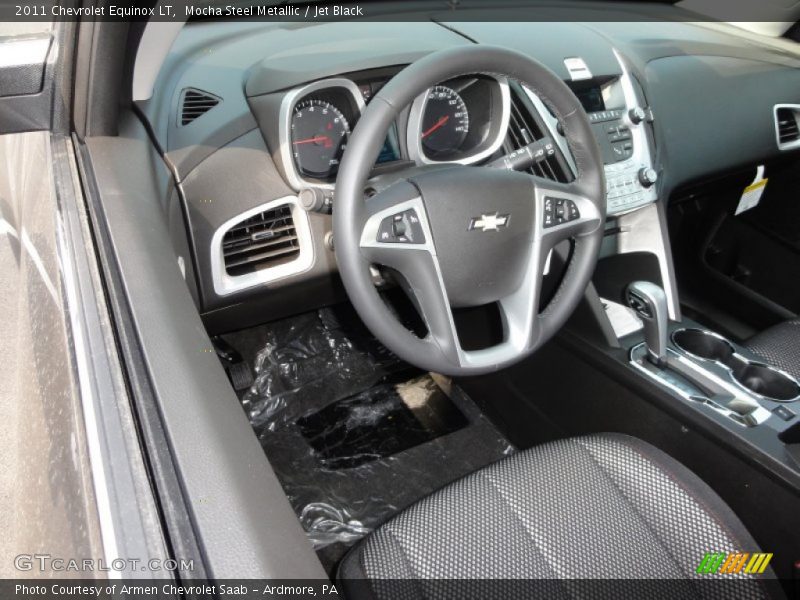 Mocha Steel Metallic / Jet Black 2011 Chevrolet Equinox LT