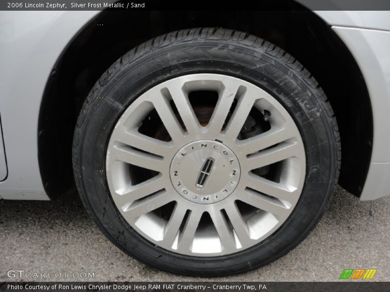 Silver Frost Metallic / Sand 2006 Lincoln Zephyr