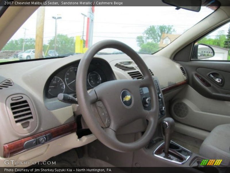 Sandstone Metallic / Cashmere Beige 2007 Chevrolet Malibu LS Sedan