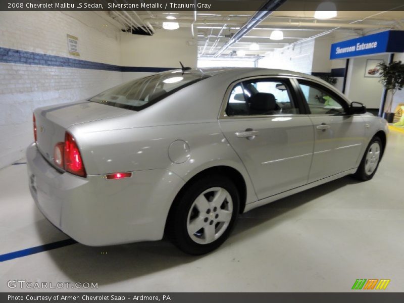 Silverstone Metallic / Titanium Gray 2008 Chevrolet Malibu LS Sedan