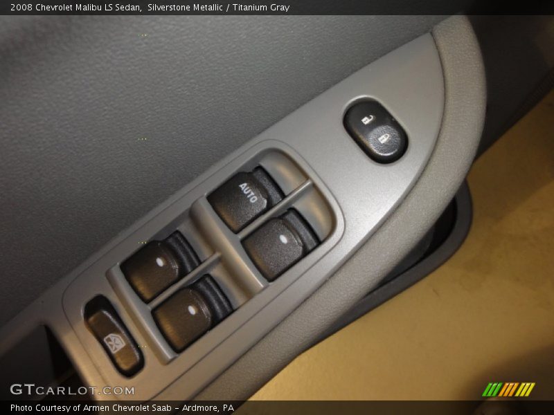 Silverstone Metallic / Titanium Gray 2008 Chevrolet Malibu LS Sedan
