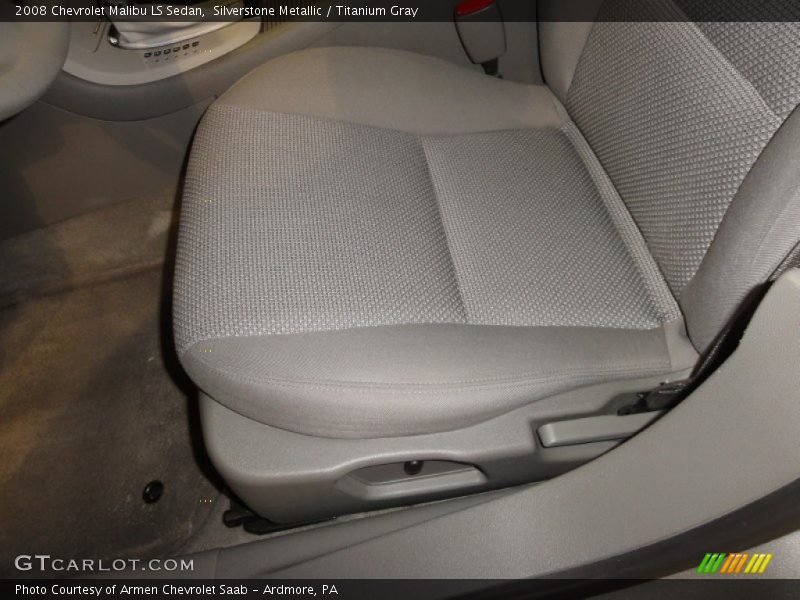 Silverstone Metallic / Titanium Gray 2008 Chevrolet Malibu LS Sedan