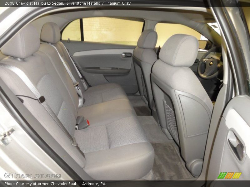 Silverstone Metallic / Titanium Gray 2008 Chevrolet Malibu LS Sedan