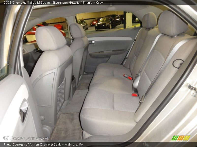 Silverstone Metallic / Titanium Gray 2008 Chevrolet Malibu LS Sedan