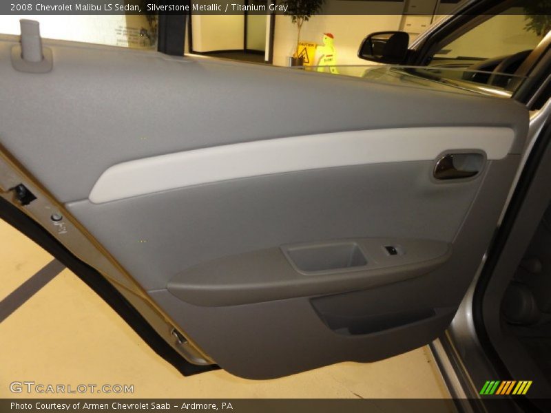 Silverstone Metallic / Titanium Gray 2008 Chevrolet Malibu LS Sedan