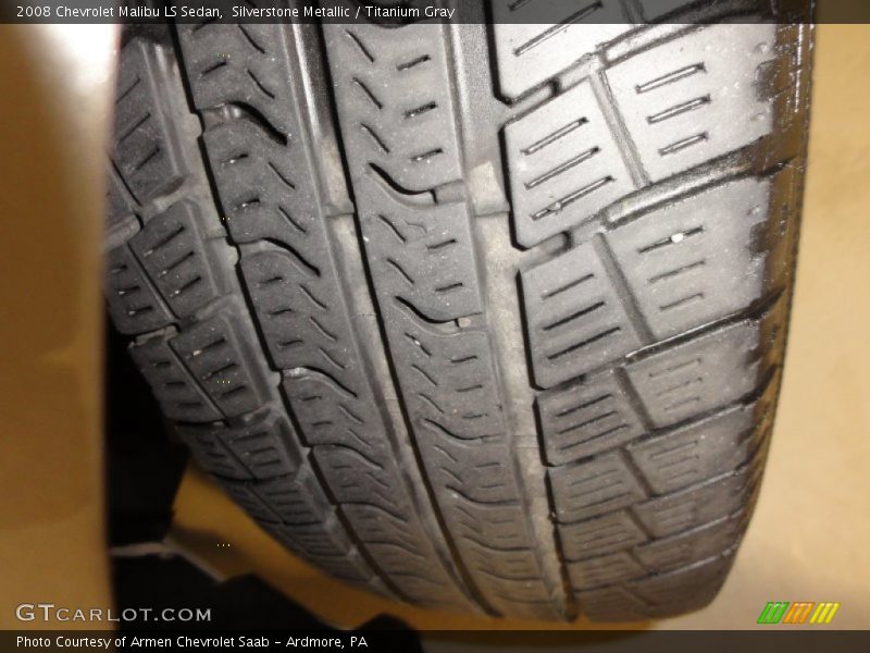 Silverstone Metallic / Titanium Gray 2008 Chevrolet Malibu LS Sedan