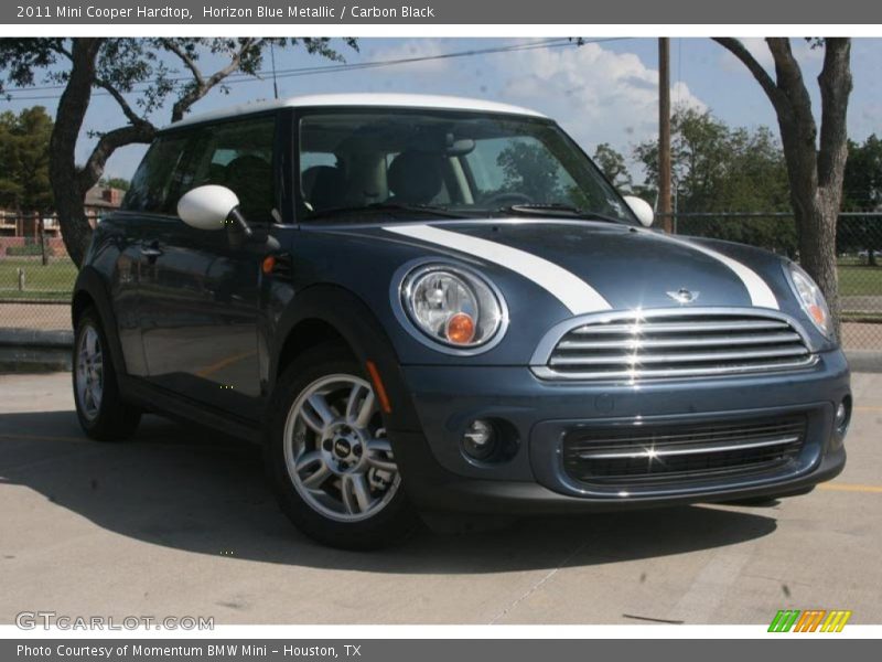 Horizon Blue Metallic / Carbon Black 2011 Mini Cooper Hardtop