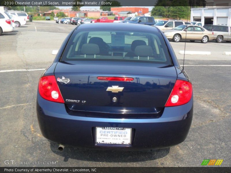 Imperial Blue Metallic / Ebony 2010 Chevrolet Cobalt LT Sedan