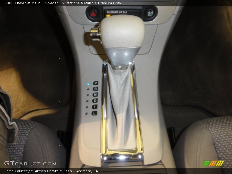 Silverstone Metallic / Titanium Gray 2008 Chevrolet Malibu LS Sedan