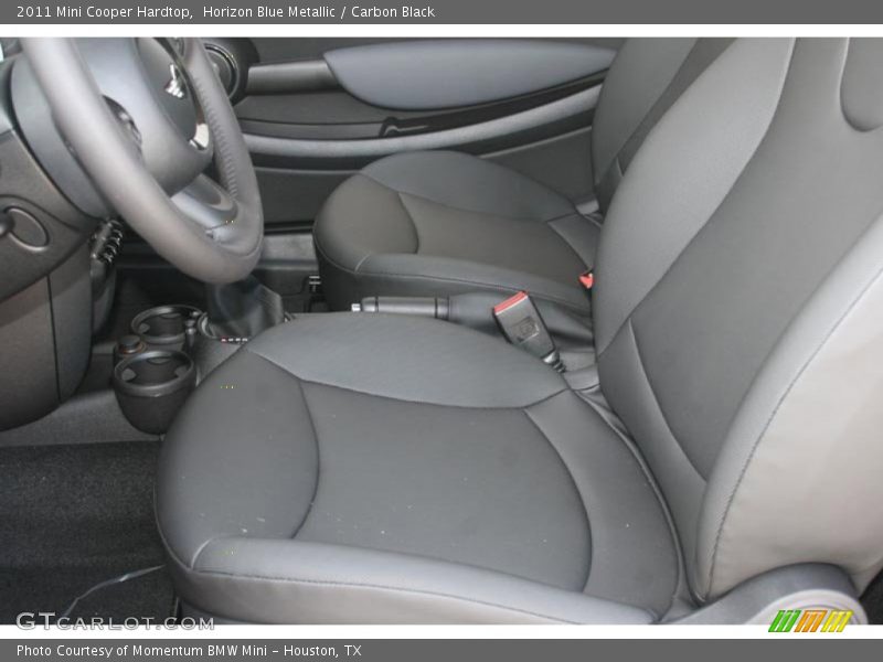 Horizon Blue Metallic / Carbon Black 2011 Mini Cooper Hardtop