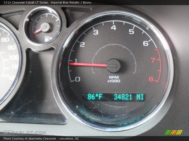 Imperial Blue Metallic / Ebony 2010 Chevrolet Cobalt LT Sedan