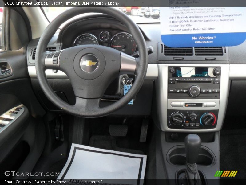 Imperial Blue Metallic / Ebony 2010 Chevrolet Cobalt LT Sedan
