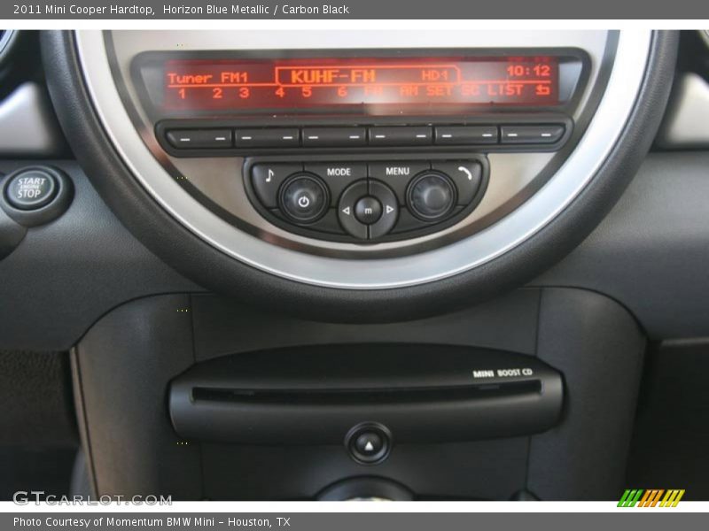 Horizon Blue Metallic / Carbon Black 2011 Mini Cooper Hardtop