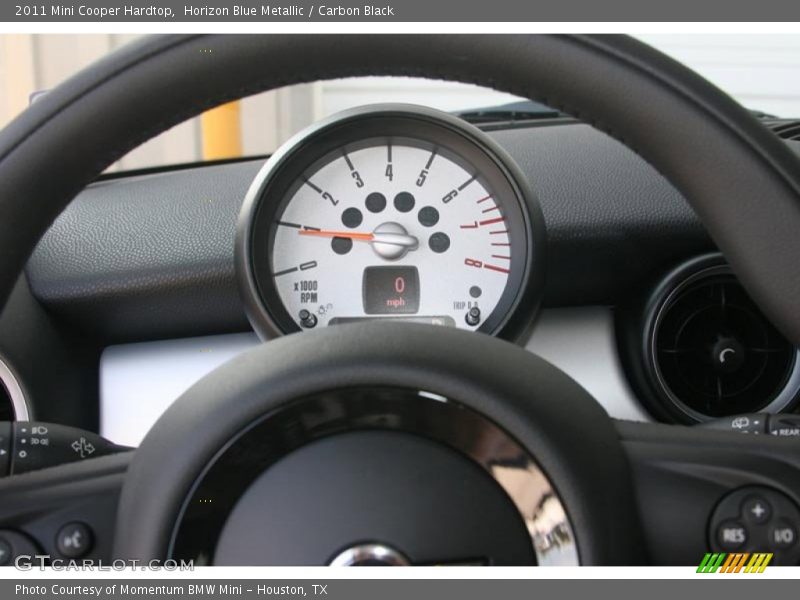 Horizon Blue Metallic / Carbon Black 2011 Mini Cooper Hardtop