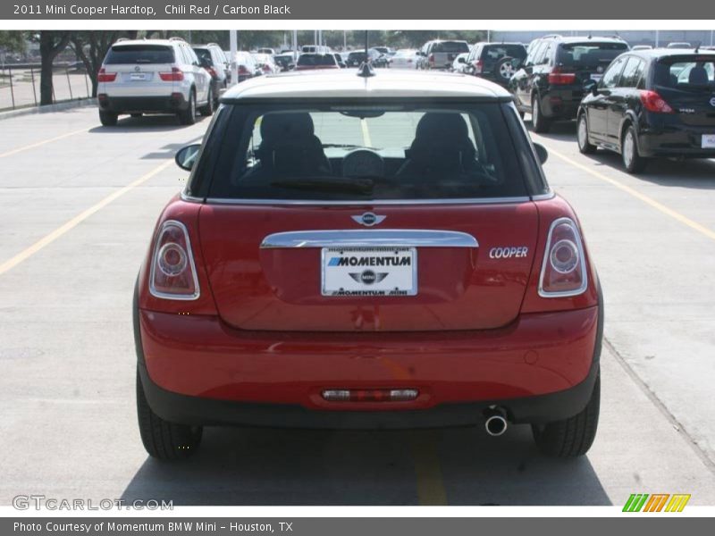 Chili Red / Carbon Black 2011 Mini Cooper Hardtop