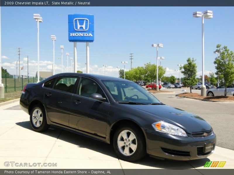 Slate Metallic / Neutral 2009 Chevrolet Impala LT