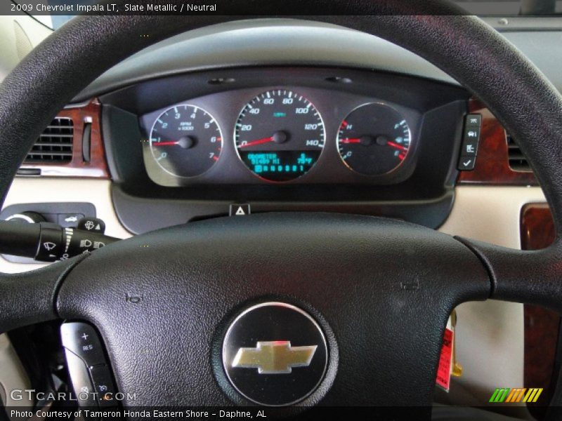 Slate Metallic / Neutral 2009 Chevrolet Impala LT