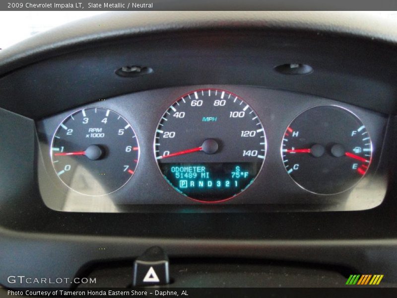 Slate Metallic / Neutral 2009 Chevrolet Impala LT