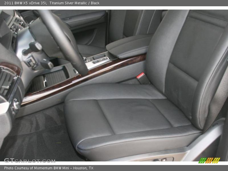 Titanium Silver Metallic / Black 2011 BMW X5 xDrive 35i