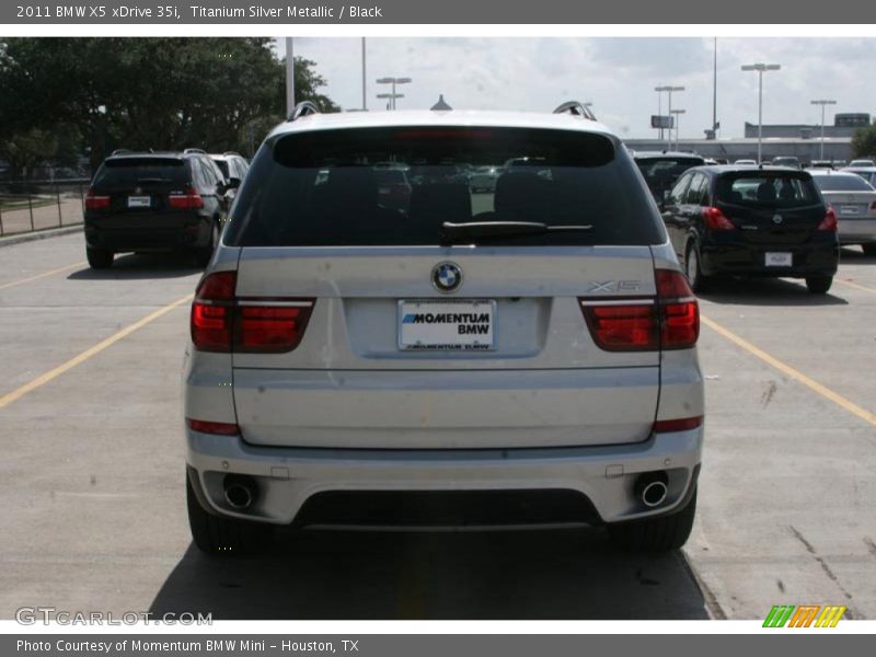 Titanium Silver Metallic / Black 2011 BMW X5 xDrive 35i