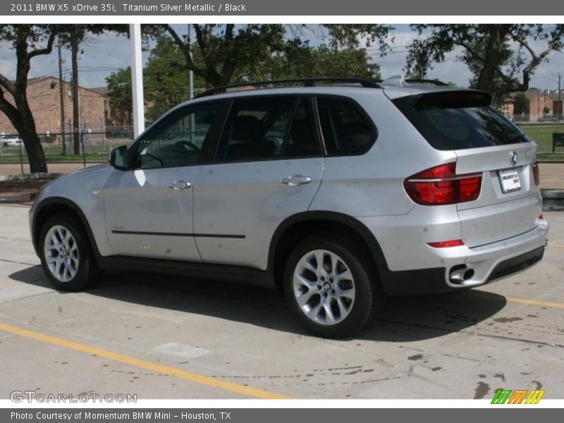 Titanium Silver Metallic / Black 2011 BMW X5 xDrive 35i