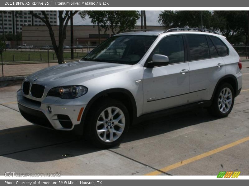 Titanium Silver Metallic / Black 2011 BMW X5 xDrive 35i