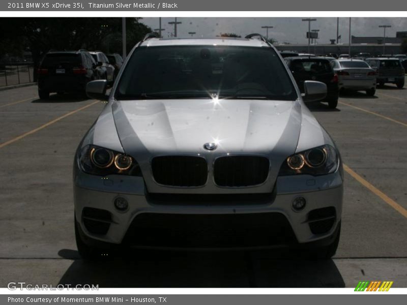 Titanium Silver Metallic / Black 2011 BMW X5 xDrive 35i