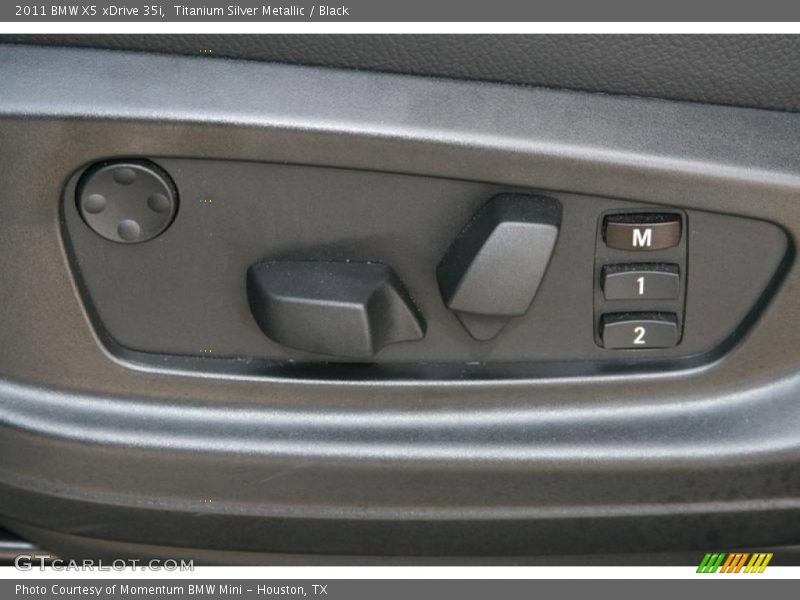 Titanium Silver Metallic / Black 2011 BMW X5 xDrive 35i