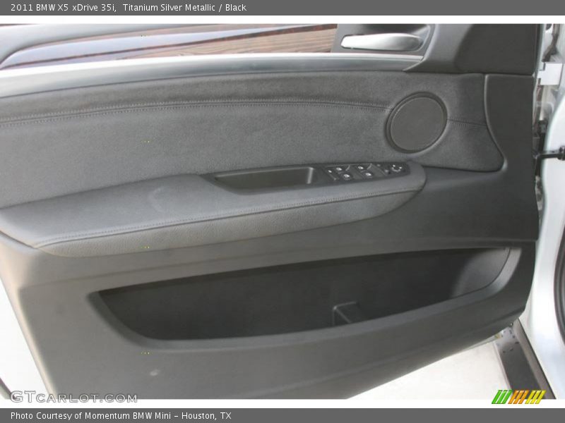Titanium Silver Metallic / Black 2011 BMW X5 xDrive 35i