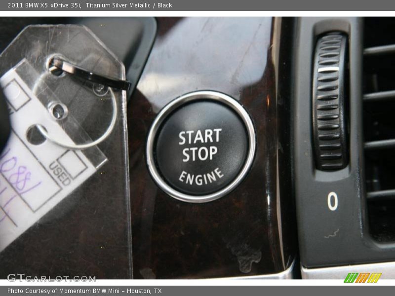 Titanium Silver Metallic / Black 2011 BMW X5 xDrive 35i