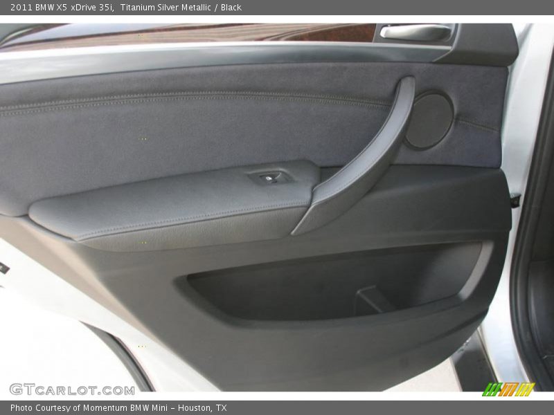 Titanium Silver Metallic / Black 2011 BMW X5 xDrive 35i