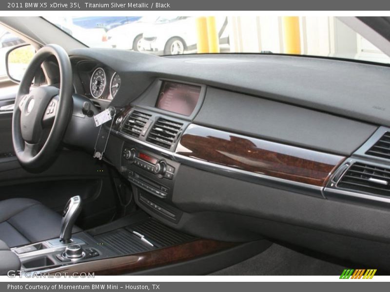 Titanium Silver Metallic / Black 2011 BMW X5 xDrive 35i