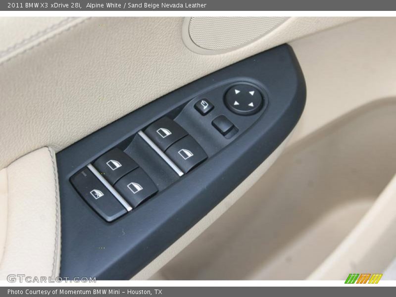 Alpine White / Sand Beige Nevada Leather 2011 BMW X3 xDrive 28i