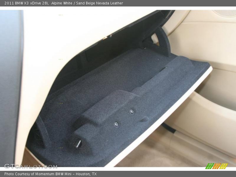 Alpine White / Sand Beige Nevada Leather 2011 BMW X3 xDrive 28i
