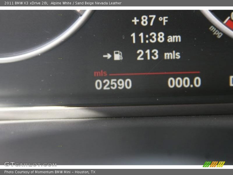 Alpine White / Sand Beige Nevada Leather 2011 BMW X3 xDrive 28i
