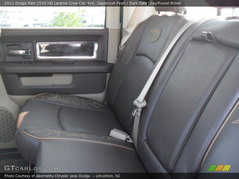 Sagebrush Pearl / Dark Slate Gray/Russet Brown 2011 Dodge Ram 2500 HD Laramie Crew Cab 4x4